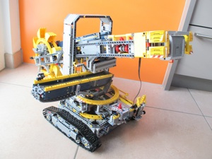 Lego Technics 42055 Schaufelradbagger Bucket Wheel Excavator 2in1 Neuwertig! Bild 3