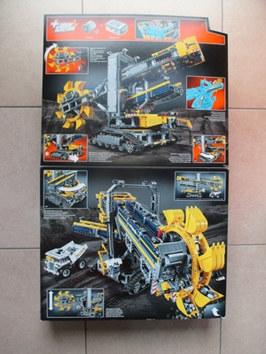 Lego Technics 42055 Schaufelradbagger Bucket Wheel Excavator 2in1 Neuwertig! Bild 6