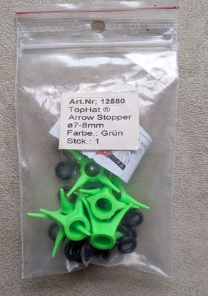 TopHat Arrow Stopper 7-8mm Grün (6Stück Pack) Art 12580 Bild 1