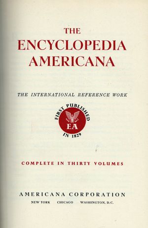 29 Exemplare Encyclopedia Americana, Kunstleder, Edition 1960, sehr gut erhalten.
