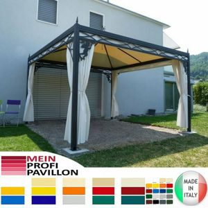 Pavillon Garten Zelt Terrasse 4x4 neu wasserdicht PVC anpassbar Dach Pagodenzelt Restaurant Carport Bild 1