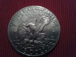 USA - One Dollar Eisenhower - 1973 Adler & One Dollar 1776 1976 Bild 3