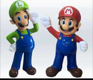 Super Mario und Luigi Figuren 1.20m Nitendo