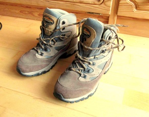 braunbeige Wanderschuhe Größe 7,5 ( ca 40-41 ) von Meindl