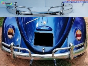 Volkswagen Beetle USA style bumper (1955-1972) by stainless steel  Bild 2