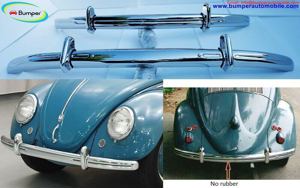 Volkswagen Beetle Split bumper (1930   1956) by stainless steel  (VW Käfer Split Stoßfänger) Bild 3