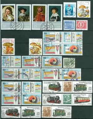 DDR gestempelt aus Nr. 2543 - 71  mit vielen Original Poststempel wie auf den Bildern zu sehen. Bild 1