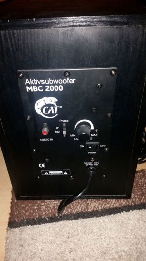 Musikboxen Cat MBC 2000 Dolby Soundsystem 5.1 (Nur Boxen: 5 Boxen, 1 Subwoofer) Bild 8