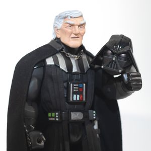 Star Wars, Darth Vader art figure, a tribute to David Prowse, one of one Bild 3