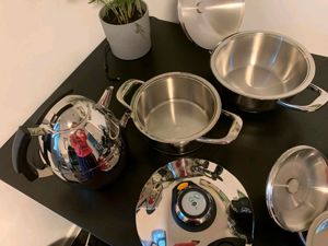 Großes 10 teiliges Amc Topfset Premium neuwertig wenig benutzt Bild 7