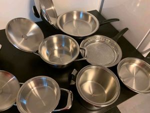 Großes 10 teiliges Amc Topfset Premium neuwertig wenig benutzt Bild 5