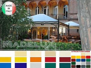 Pavillon Gartenzelt Liberty 4x4 Dekor wasserdicht PVC Pagodenzelt anpassbar Stahl Restaurant Hotel Bild 3