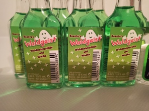 Boente's Waldgeist Waldmeisterlikör 7 Flaschen 0,02, 1 Flasche 0,7 Liter Bild 8