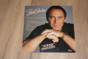 Paul Anka LP Vinyl "Freedom of the world" 1987 Erstpressung