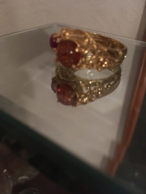 Vergoldeter Ring - silber und mit Gold überzogen Bild 3