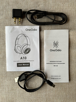 OneOdio A10 Kopfhörer Over Ear mit Hybrid Active Noise Cancelling Bild 3