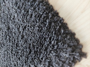 2 x Hochfloorteppich braun sgt. Zst.