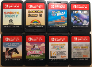 Nintendo Switch Spiele von meiner Sammlung