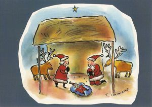 sehr schöne Postkarten mit Motiven zu Weihnachten und Sylvester, Sticker Herma Weihnachten Bild 1