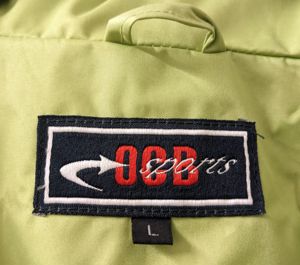 OCB Sportswear-Jacke Regenjacke Größe L mit abnehmbarer Kapuze Grün Bild 3