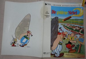 BD Band 5 Asterix Die goldene Sichel Gosciny Uderzo 1982 Asterix und Obelix Delta Comic 