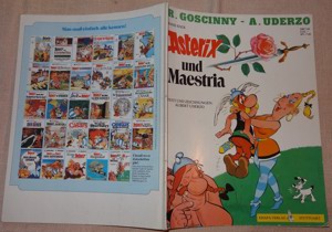BD Band 24 Asterix und Maestria Gosciny 1991 1.Auflag Asterix und Obelix Ehapa Comic  Bild 1