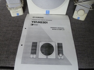 Yamaha YST-MS201 Multimedia Computer 2.1 Lautsprecher & Subwoofer, 30 Watt Bild 1