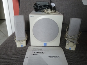 Yamaha YST-MS201 Multimedia Computer 2.1 Lautsprecher & Subwoofer, 30 Watt Bild 5