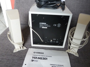 Yamaha YST-MS201 Multimedia Computer 2.1 Lautsprecher & Subwoofer, 30 Watt Bild 6