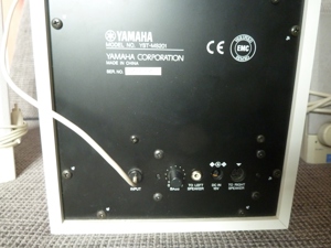 Yamaha YST-MS201 Multimedia Computer 2.1 Lautsprecher & Subwoofer, 30 Watt Bild 8
