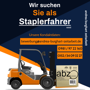 Staplerfahrer (m w d) in Spalt, Tagschicht