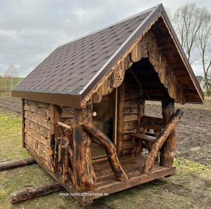 Saunahütte - Gartensauna. Urig und Einzigartig