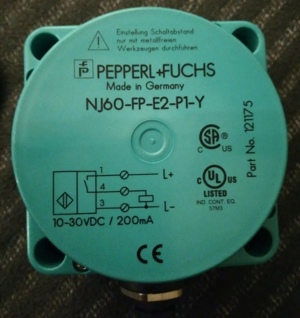 Pepperl+Fuchs Induktiver Sensor PNP, NJ60-FP-E2-P1, Y23355 Bild 3