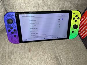 Nintendo Switch OLED, Splatoon 3 Edition, Garantie bis 08 2024