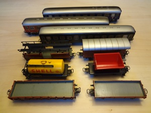 Eisenbahnwagons, Wagons