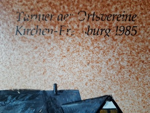 Schmuckfliese  Turniere der Ortsvereine Kirchen - Freusburg 1985  Bild 2