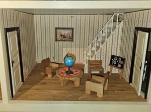 Wunderschönes und liebevoll eingerichtetes Lundby Puppenhaus zu verkaufen Bild 10