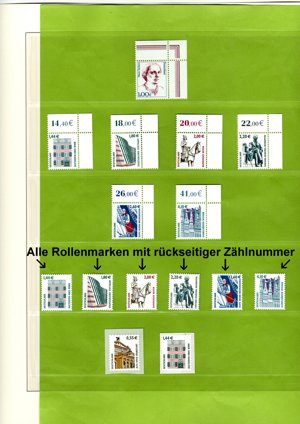 Bund postfrisch Jahrgang 2003 Mi Nr 2305 - 2373 in Eckrand oben rechts  Bild 1