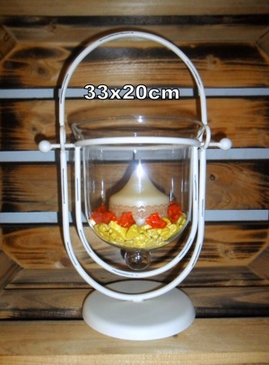 Teelicht-Kerzenhalter aus Metall und Glas*Neuwertig* Bild 1
