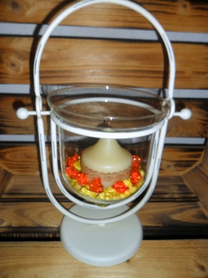 Teelicht-Kerzenhalter aus Metall und Glas*Neuwertig* Bild 2