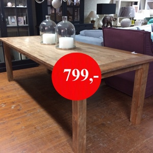 Esstisch Küchentisch Teakholz recycelt Diningtable 160 x 90 cm x H 78 cm REDUZIERT NUR ABHOLER