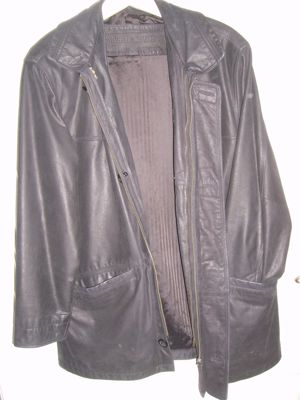 KG C&A Westbury Jacke Nappaleder schwarz Gr.50 Wintereinsatz kaum getragen Herrenkleidung Lederjacke Bild 3