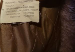 KA Esprit Jacke Lederjacke Gr. 38 Wildleder Schafleder Schaffell hellbraun wenig getragen Damen Klei Bild 9