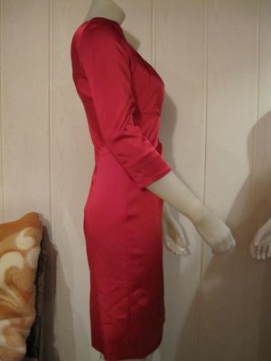 Ballkleid Kleid festlich Apanage femme Gr 36 rot gefüttert Bild 4