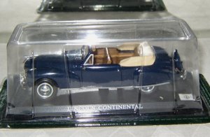  Lincoln Continental Cabriolet Convertible Modell blau limitierte Auflage originalverpackt in 1:43