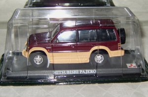  Mitsubishi Pajero Modell bordeauxrotmetallic limitierte Auflage originalverpackt in 1:43