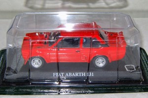  Fiat Abarth 131 Modell orange limitierte Auflage originalverpackt in 1:43