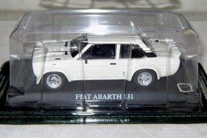  Fiat Abarth 131 Modell weiß limitierte Auflage originalverpackt in 1:43