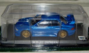  Subaru Impreza WRX Modell blaumetallic limitierte Auflage originalverpackt in 1:43