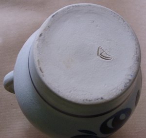C Tonkrug salzglasierter Steinzeugkrug schönes Dekor ca.1l kaum gebrauch sehr gut erhalten Krug   Pr Bild 3